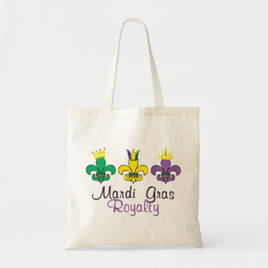 Mardi Gras Royalty Tote Bag (Voorkant)