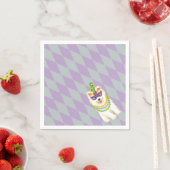 Mardi Gras Samoyed Servet (Insitu)