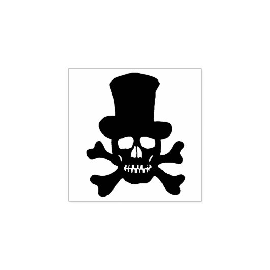 Mardi Gras schedel, zijbeenmerg, kunststempel Rubberstempel (Afrduk)