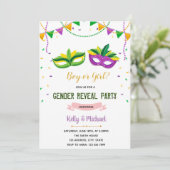 Mardi gras seks onthult uitnodiging tot douche (Staand voorkant)