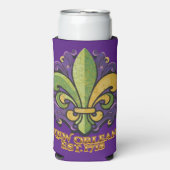 Mardi Gras Selzars Liefhebbers Seltzer Blikjeskoeler (Seltzer Voorkant)