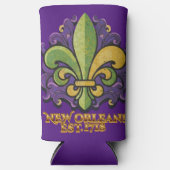 Mardi Gras Selzars Liefhebbers Seltzer Blikjeskoeler (Voorkant)