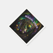 Mardi Gras Servet (Hoek)