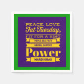 Mardi Gras Servet (Voorkant)