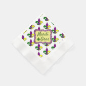 Mardi Gras Servet (Hoek)