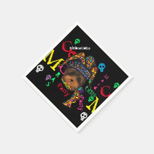 Mardi GRAS Servet (Hoek)