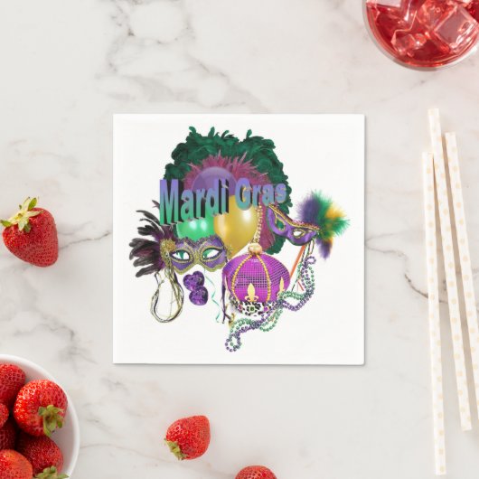 Mardi Gras Servetten (Insitu)