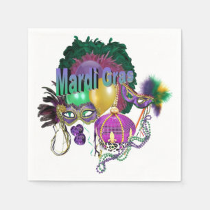 Mardi Gras Servetten