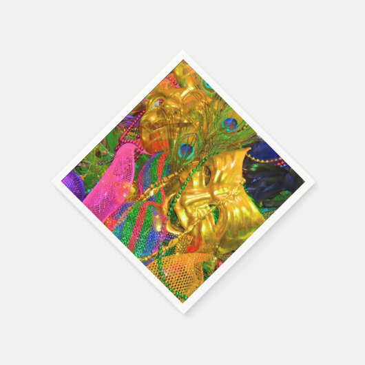 Mardi Gras servetten (Hoek)