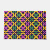 Mardi Gras Seven Circles Deurmat (Voorkant)