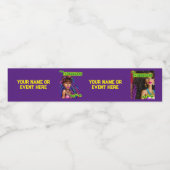 Mardi Gras Shenanigans 2 Waterfles Etiket (Enkel label)