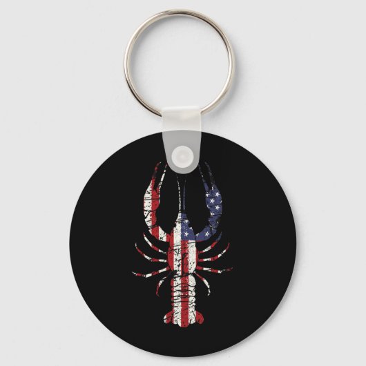 Mardi Gras Shirt Fleur De Lis Crawfish Shirt Ameri Sleutelhanger (Voorkant)