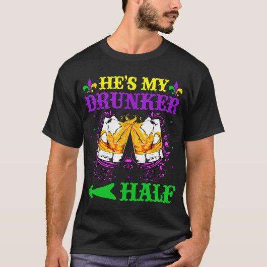 Mardi Gras shirt voor mannen (Voorkant)
