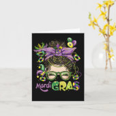 Mardi Gras Shirt Vrouwen Kaart (Gele Bloem)