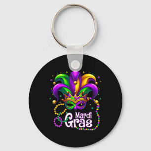 Mardi Gras Shirten voor Vrouwen Kinder Mannen Kral Sleutelhanger