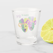 Mardi Gras Shot Glas (Achterkant)