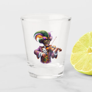 Mardi Gras  Shot Glas