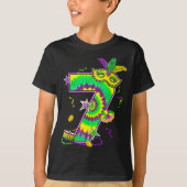 Mardi Gras Six Seven 6 7 Matching Costume Couple M T-shirt (Voorkant)
