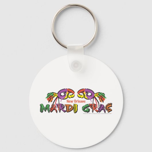Mardi Gras Sleutelhanger (Voorkant)