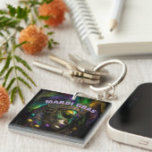 Mardi Gras Sleutelhanger (Voorkant Rechts)