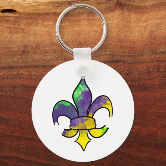 Mardi Gras Sleutelhanger (Voorkant)