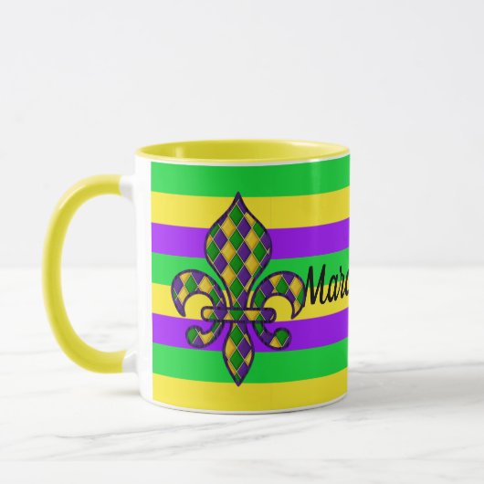 Mardi Gras Souvenir Coffee Mok Tea Cup (Links)