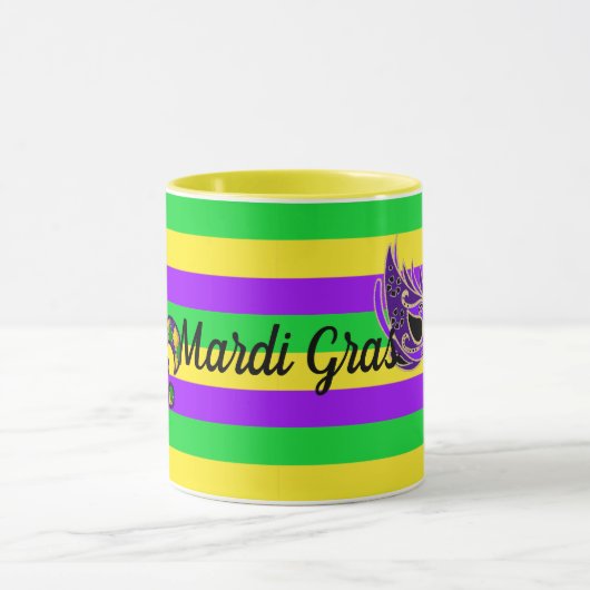 Mardi Gras Souvenir Coffee Mok Tea Cup (Midden)