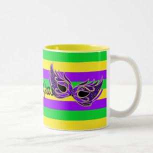 Mardi Gras Souvenir Coffee Mok Tea Cup