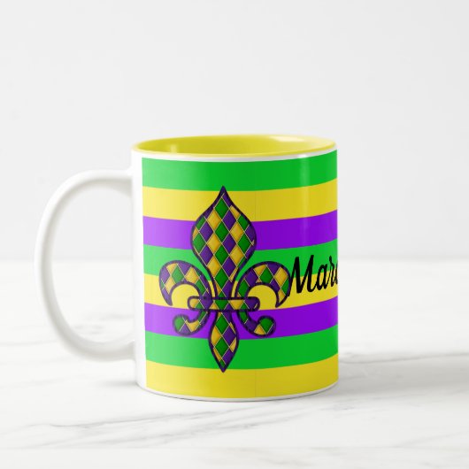 Mardi Gras Souvenir Coffee Mok Tea Cup (Links)