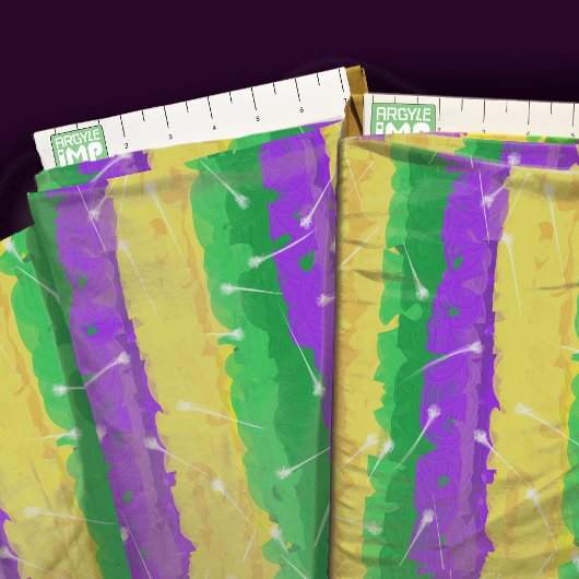 Mardi Gras Sparkle Flounce - Mardi Gras Colors Stof