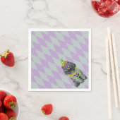 Mardi Gras Speelgoed Poodle Servet (Insitu)