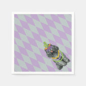 Mardi Gras Speelgoed Poodle Servet (Voorkant)