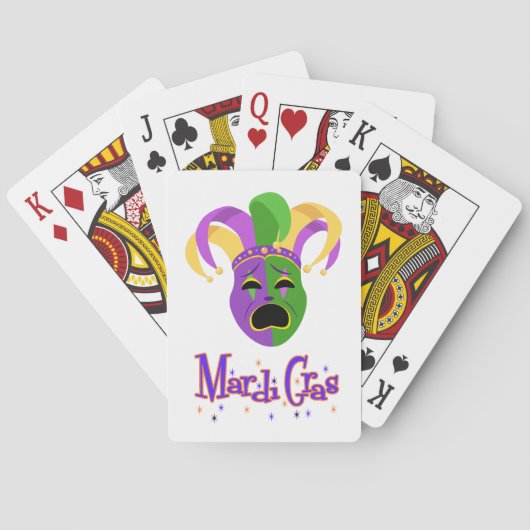 Mardi Gras-speelkaarten Pokerkaarten (Achterkant)