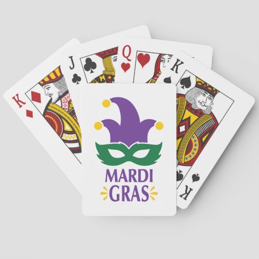 Mardi Gras-speelkaarten Pokerkaarten (Achterkant)