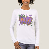 Mardi Gras-speelkaarten Six Seven-deck Tri-Blend Shirt (Voorkant volledig)