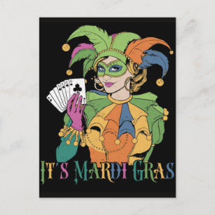 Mardi Gras-speelkaarten Six Seven Deck Trucker Feestdagenkaart