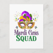 Mardi Gras Squad Briefkaart (Voorkant)