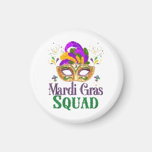 Mardi Gras Squad Magneet