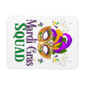 Mardi Gras Squad Magneet (Horizontaal)