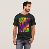Mardi Gras Squad NOL 2023 Matching Group T-shirt (Voorkant volledig)