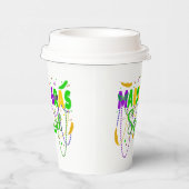 Mardi Gras Squad NOLA New Orleans Parade Papieren Bekers (Rechts)