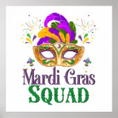 Mardi Gras Squad Poster (Voorkant)