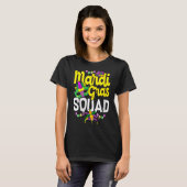 Mardi Gras Squad Shirt 2023 Fat Dinsdag Parade Fun (Voorkant volledig)
