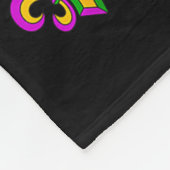 Mardi Gras Squad Soccer Equipment Player Team Funn Fleece Deken (Hoek)