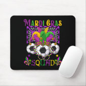 Mardi Gras Squad Soccer Equipment Player Team Funn Muismat (Met muis)