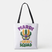 Mardi Gras Squad Tote Bag (Achterkant)