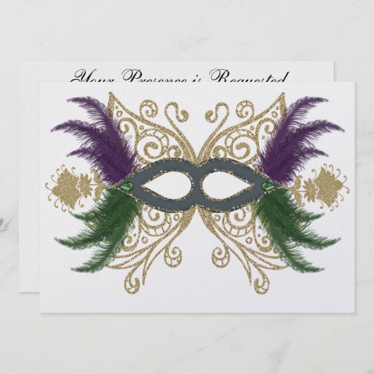 Mardi Gras - SRF Kaart (Voorkant / Achterkant)