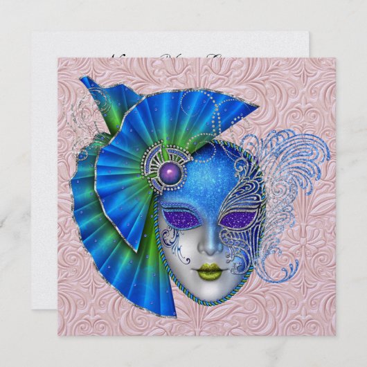 Mardi Gras - SRF Kaart (Voorkant / Achterkant)