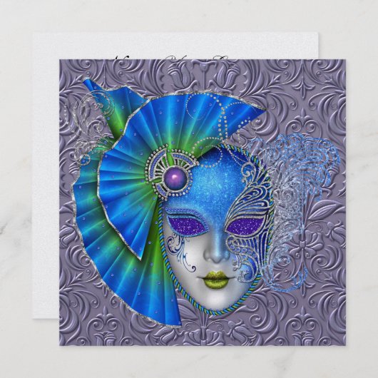 Mardi Gras - SRF Kaart (Voorkant / Achterkant)