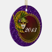 Mardi Gras - SRF Keramisch Ornament (Rechts)